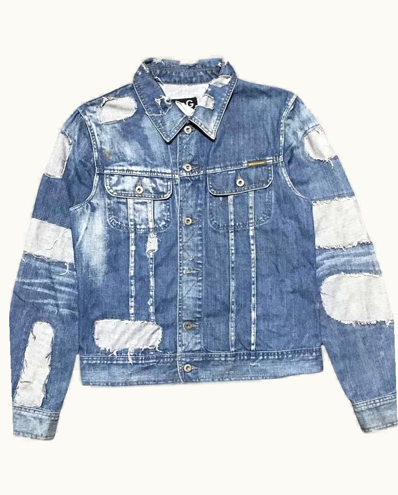 Dolce & Gabbana Dolce & Gabbana Deconstructed Type-3 Denim Trucker Jacket A/W 2004