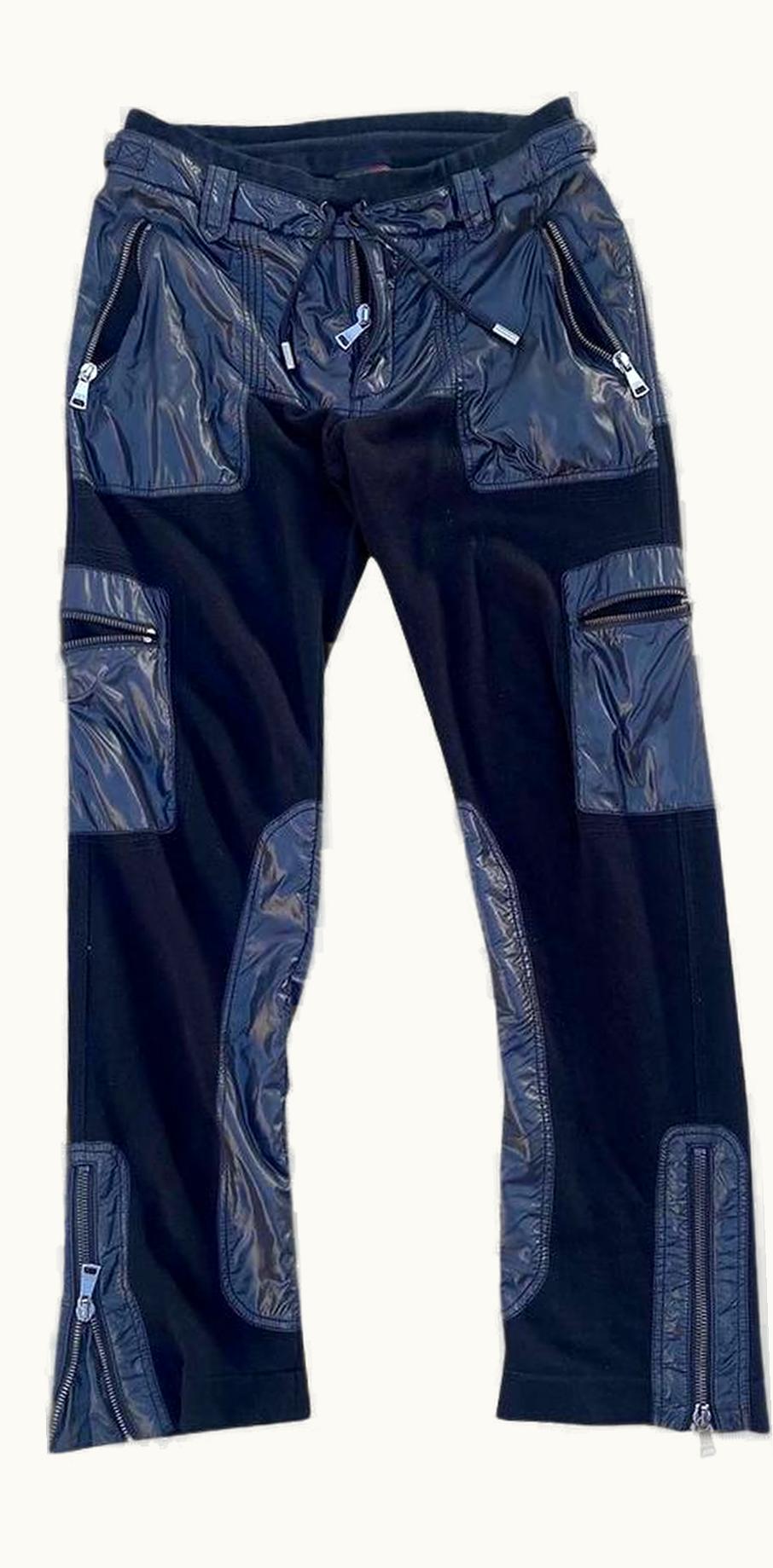 Dolce & Gabbana Dolce & Gabbana Multi Layer Black Utility Trousers A/W 2004