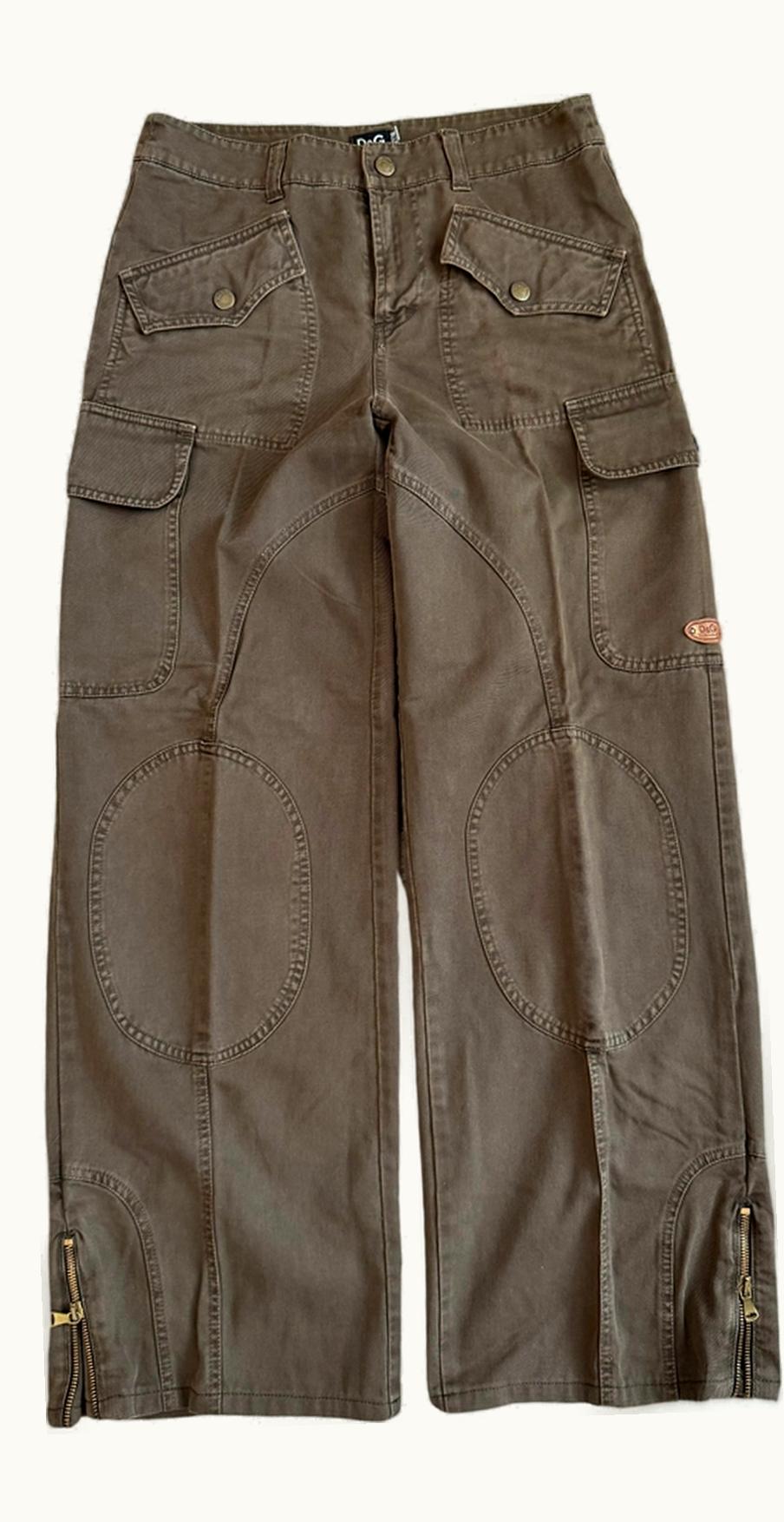 Dolce & Gabbana Dolce & Gabbana Multi-Pocket Cargo Pants A/W 2004