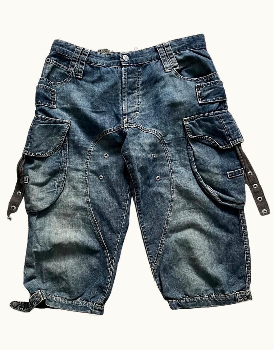 Dolce & Gabbana Dolce & Gabbana Parachute Cargo Denim Shorts S/S 2004