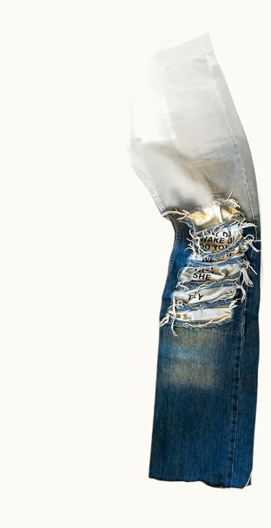Dolce & Gabbana Dolce & Gabbana Destroyed Poem Jeans A/W 2005
