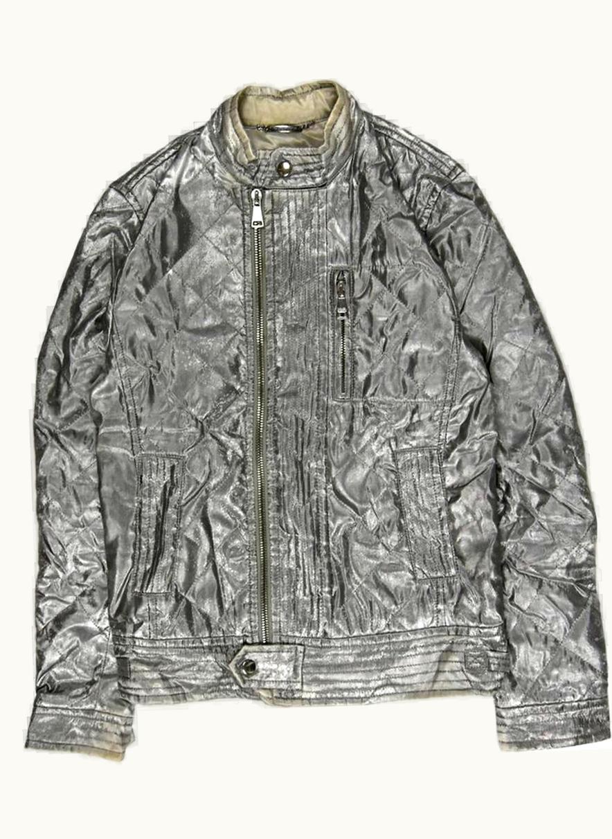 Dolce & Gabbana Metallic Astro Biker Jacket A/W 2008