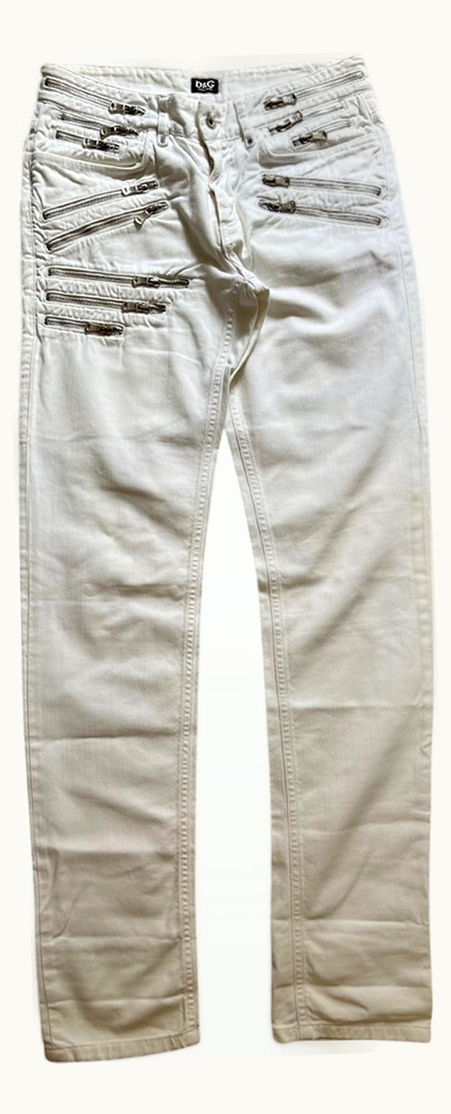 Dolce & Gabbana Dolce & Gabbana Multi Zipper Jeans S/S 2008