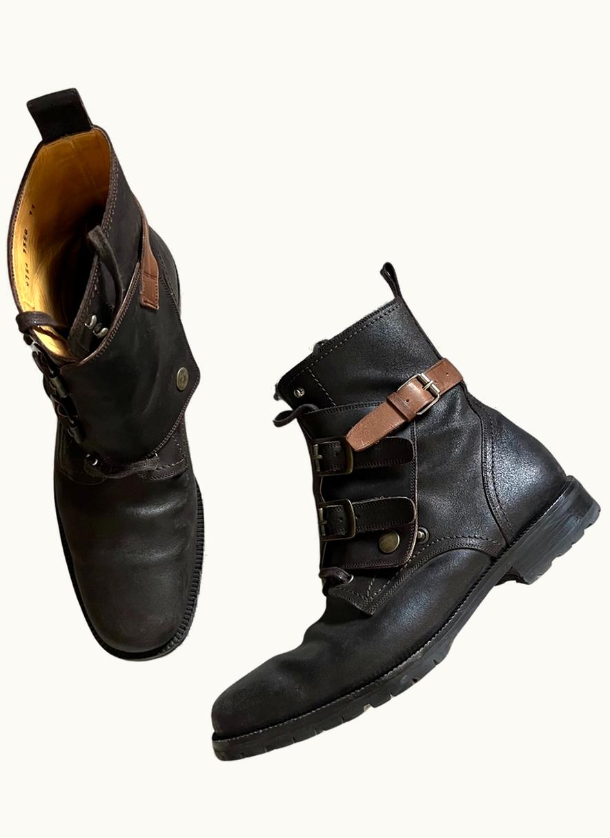 Dolce & Gabbana Dolce & Gabbana Multi Strap Leather Boots A/W 2012
