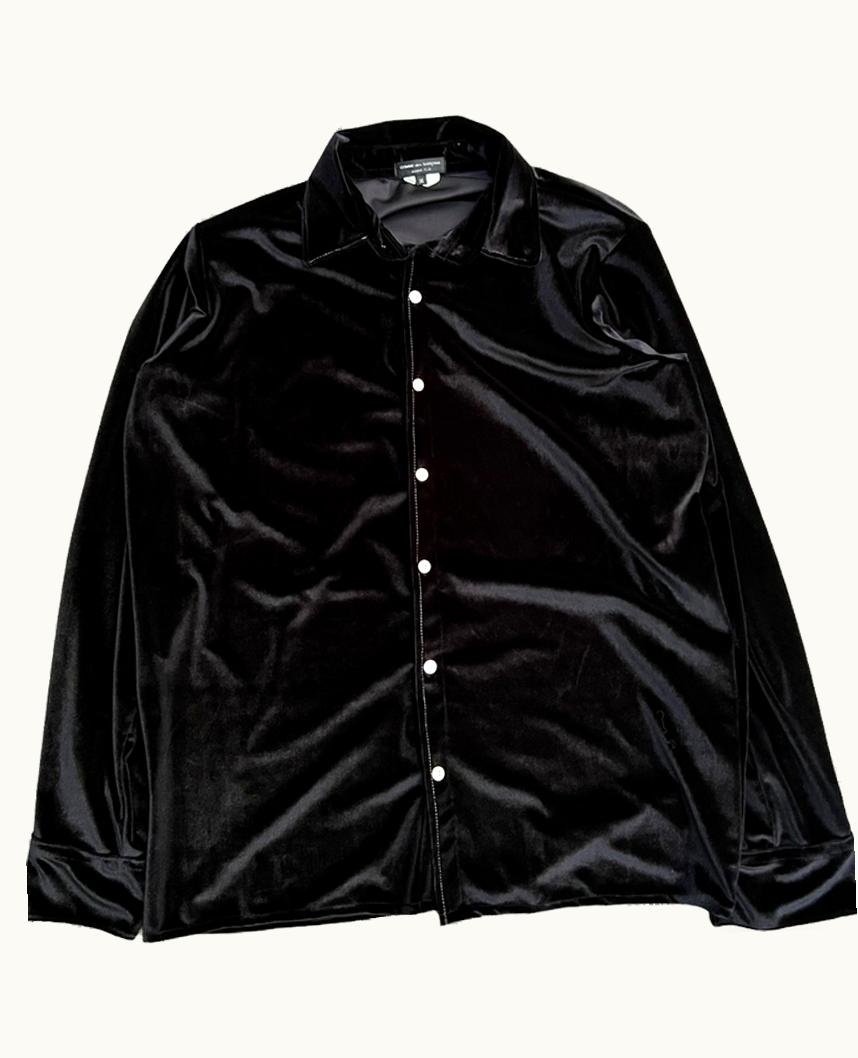 Comme Des Garçons Homme Plus Comme Des Garçons Homme Plus Velvet Contrast Stitching Shirt A/W 1991