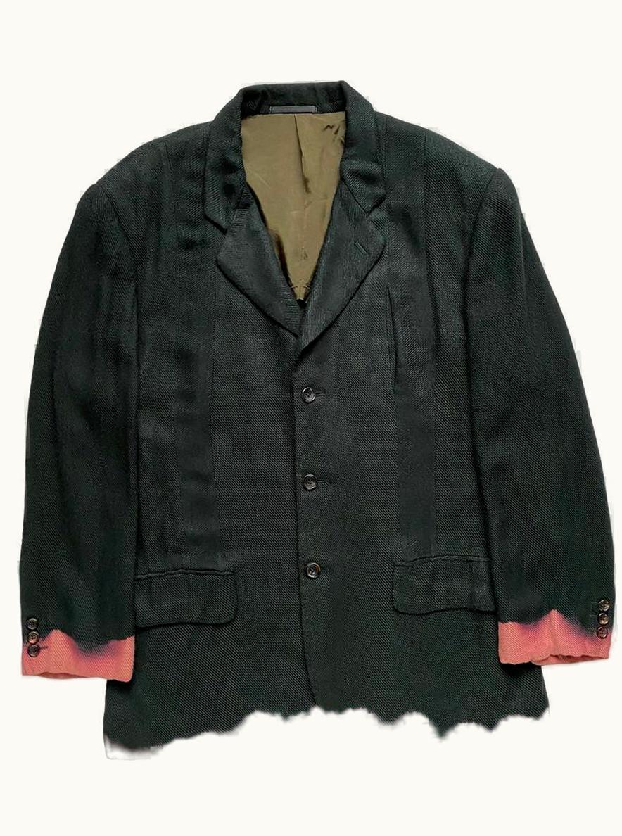 Comme Des Garçons Homme Plus Comme Des Garçons Homme Plus Bleached Rayon Blazer A/W 1993