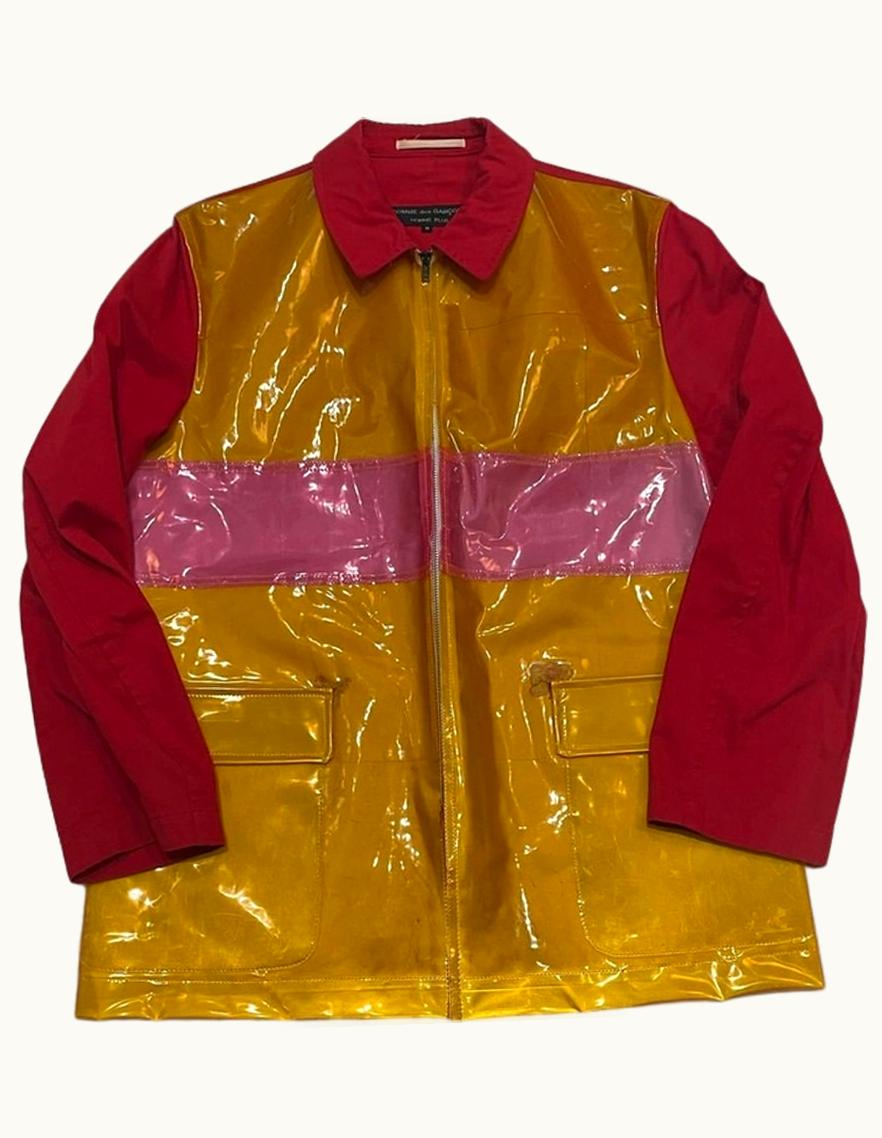 Comme Des Garçons Homme Plus Comme Des Garçons Homme Plus Colour Block Vinyl Jacket S/S 1996