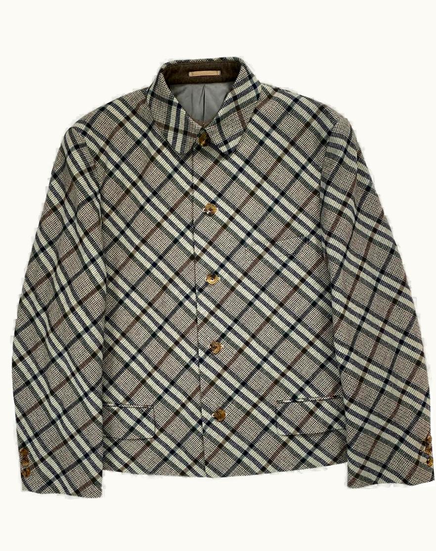 Comme Des Garçons Homme Plus Comme Des Garçons Homme Plus Cropped Plaid Jacket A/W 1997