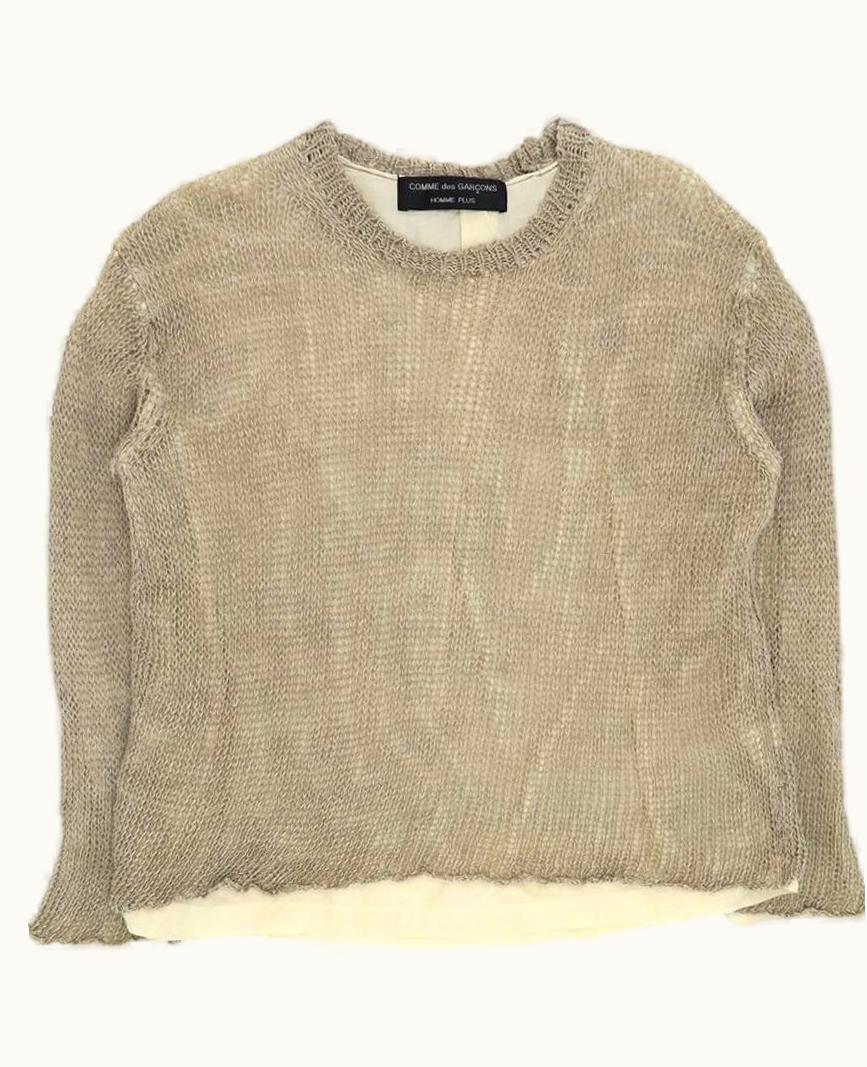 Comme Des Garçons Homme Plus Comme Des Garçons Homme Plus Layered Knit Sweater S/S 1997 UZ1088891