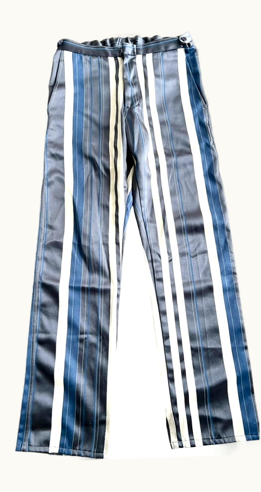 Comme Des Garçons Homme Plus Comme Des Garçons Homme Plus Shiny Striped Trousers S/S 2000