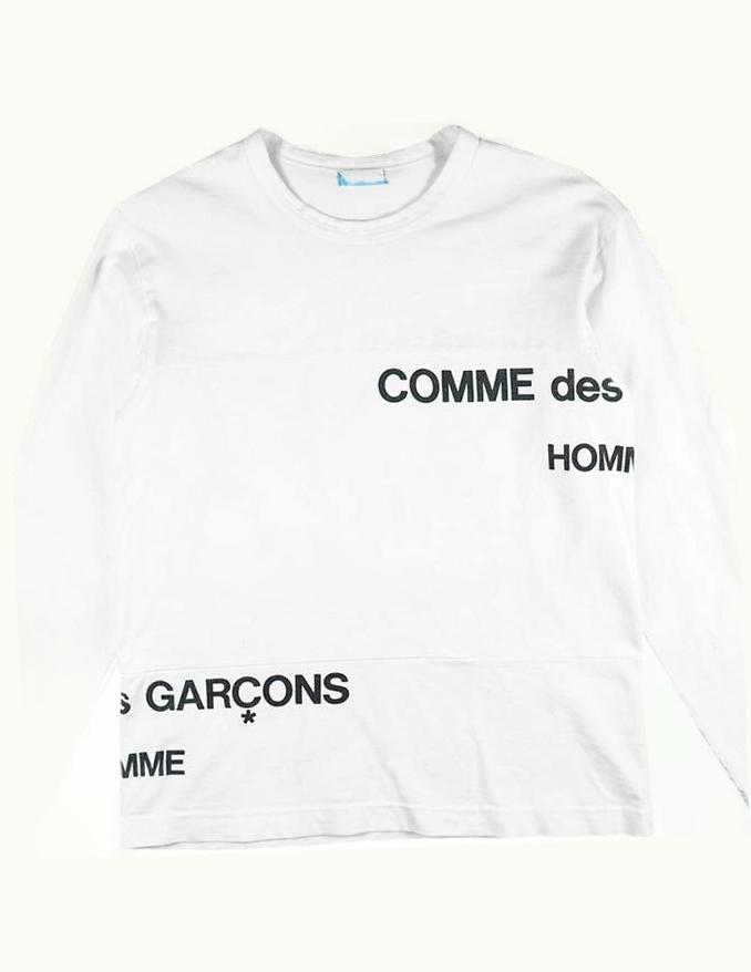 Comme Des Garçons Homme Plus Comme Des Garçons Homme Plus Split Logo Shirt A/W 2001