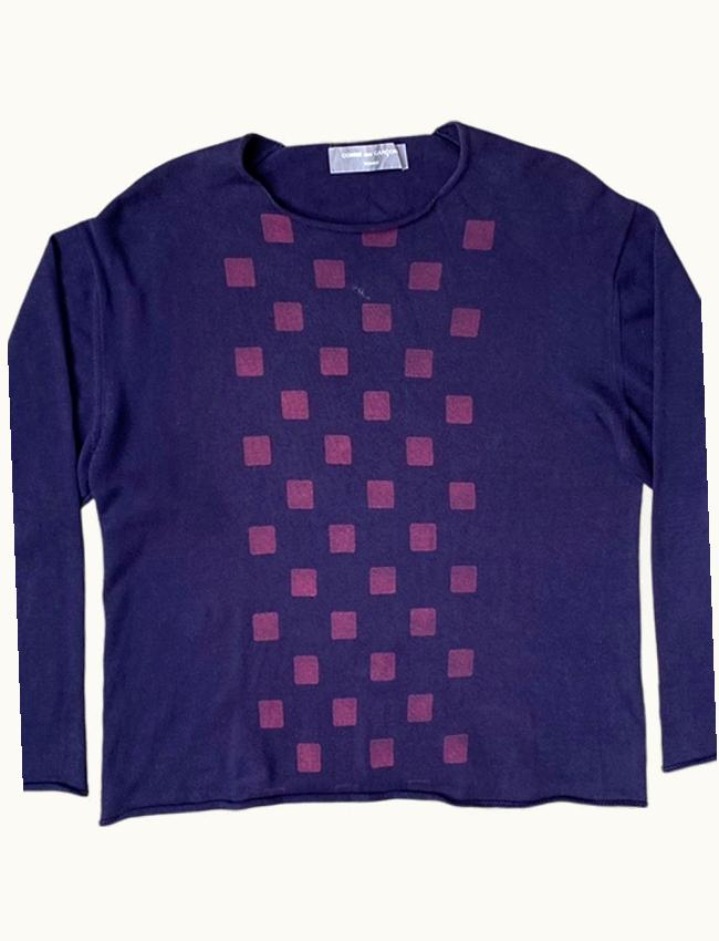Comme Des Garçons Homme Plus Comme Des Garçons Homme Plus Checker Thin Knit Jumper S/S 2001