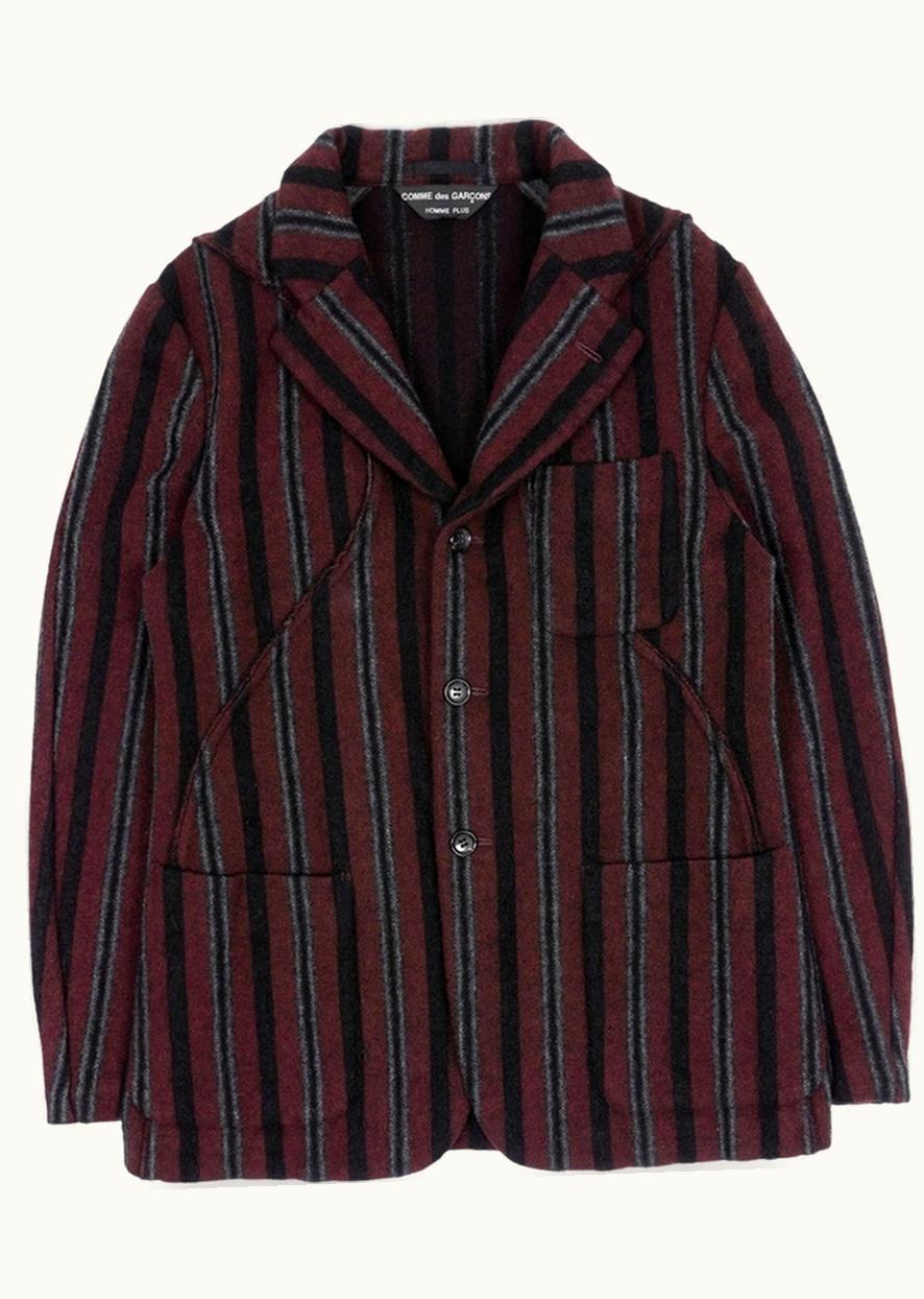 Comme Des Garçons Homme Plus Comme Des Garçons Homme Plus Striped Wool Blazer A/W 2003