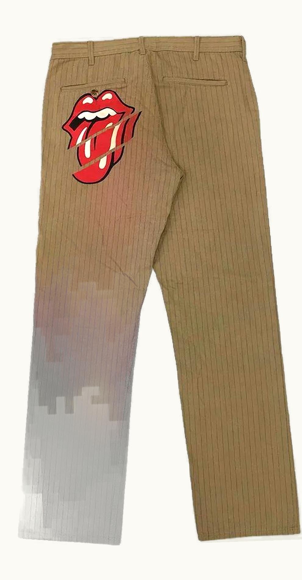 Comme Des Garçons Homme Plus Comme Des Garçons Homme Plus Rolling Stones Striped Pants S/S 2006