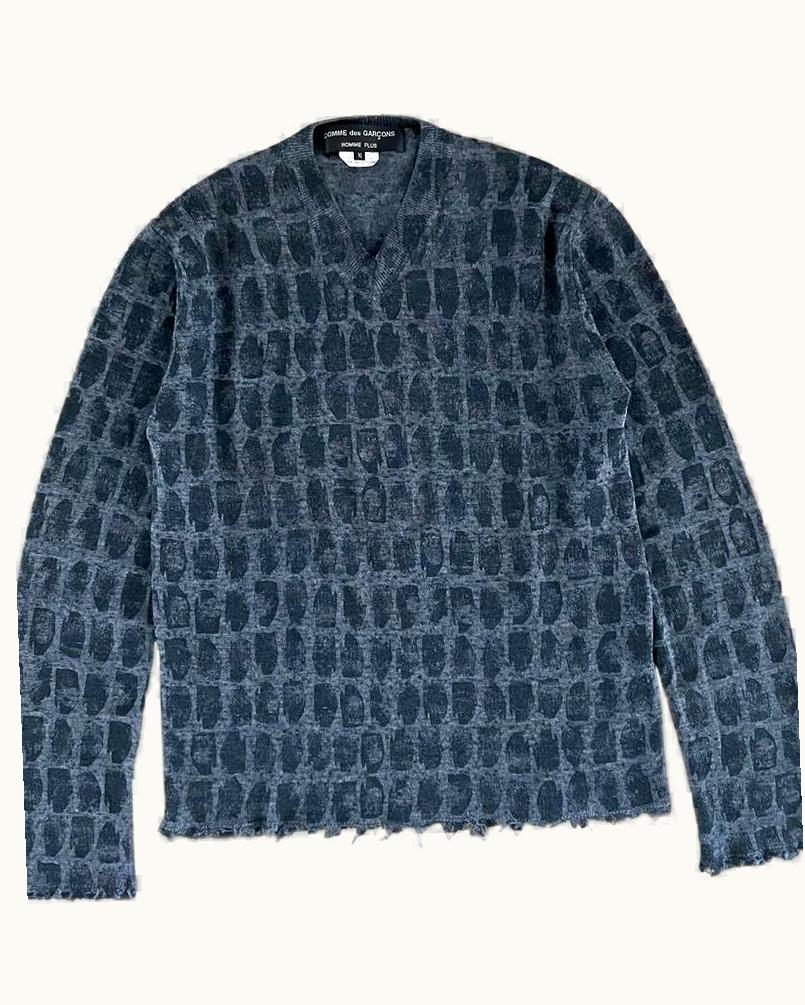Comme Des Garçons Homme Plus Comme Des Garçons Homme Plus Distressed Grunge Knit A/W 2007