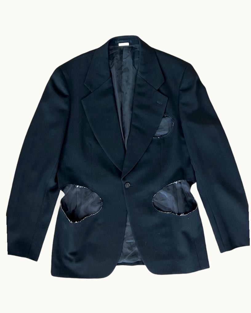 Comme Des Garçons Homme Plus Comme Des Garçons Homme Plus Distressed Runway Blazer A/W 2014