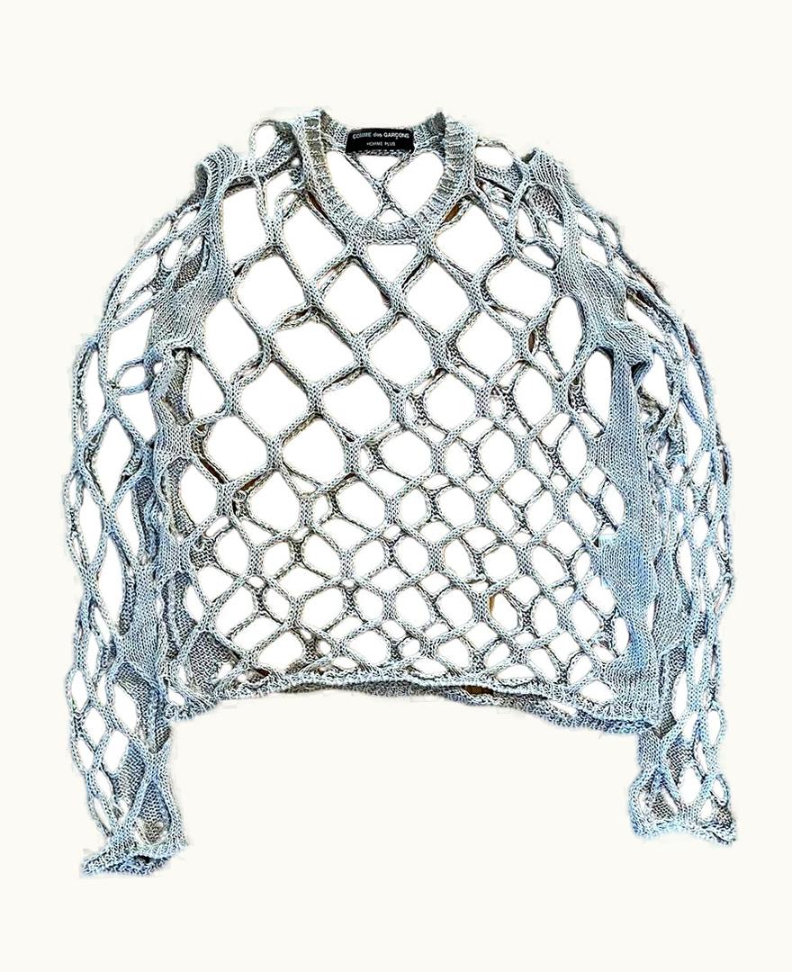 Comme Des Garçons Homme Plus Comme Des Garçons Homme Plus Woven Knit Sweater S/S 2015 UZ1089075