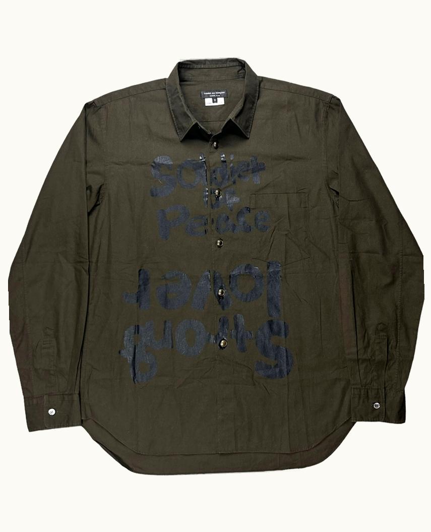 Comme Des Garçons Homme Plus Comme Des Garçons Homme Plus Soldier Of Peace Shirt S/S 2015