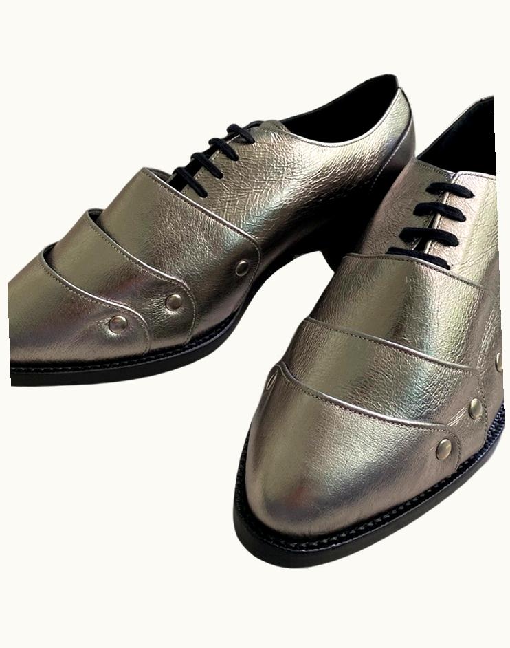 Comme Des Garçons Homme Plus Comme Des Garçons Homme Plus Metallic Armour Dress Shoes A/W 2016