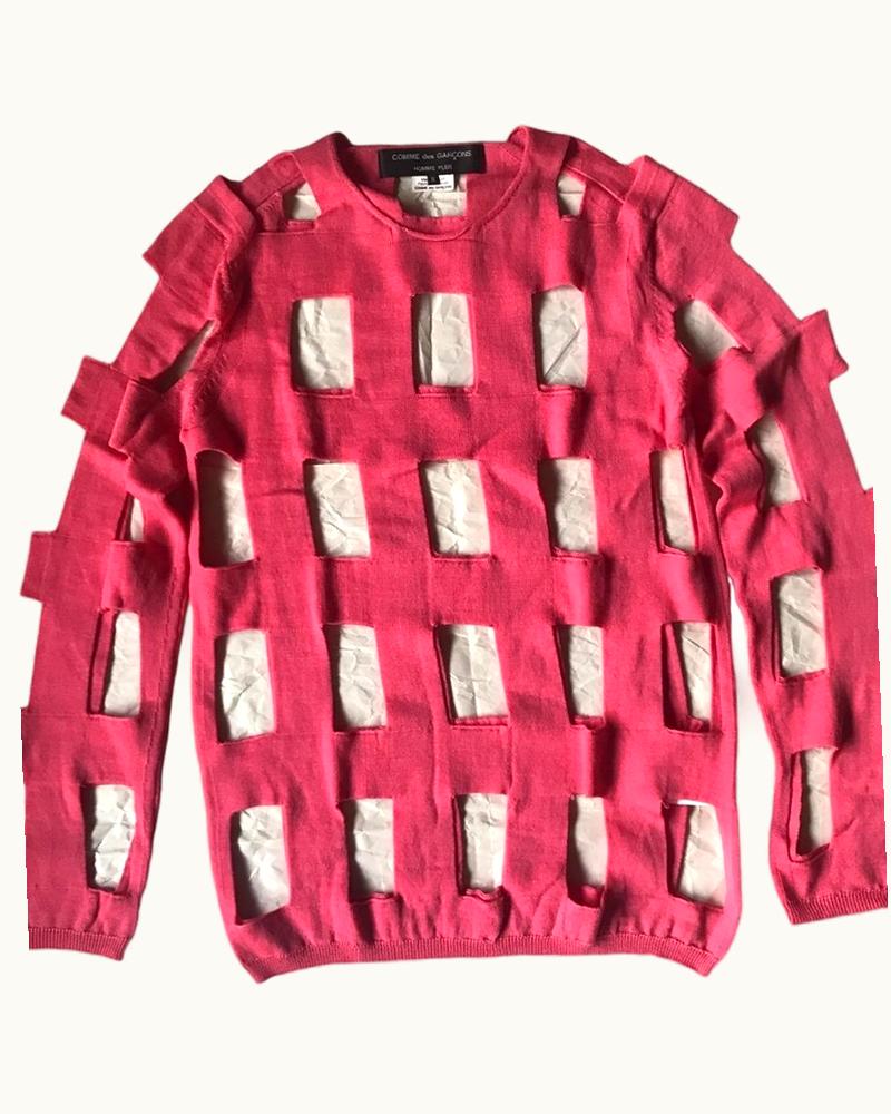 Comme Des Garçons Homme Plus Comme Des Garçons Homme Plus Caged Knit Jumper S/S 2019