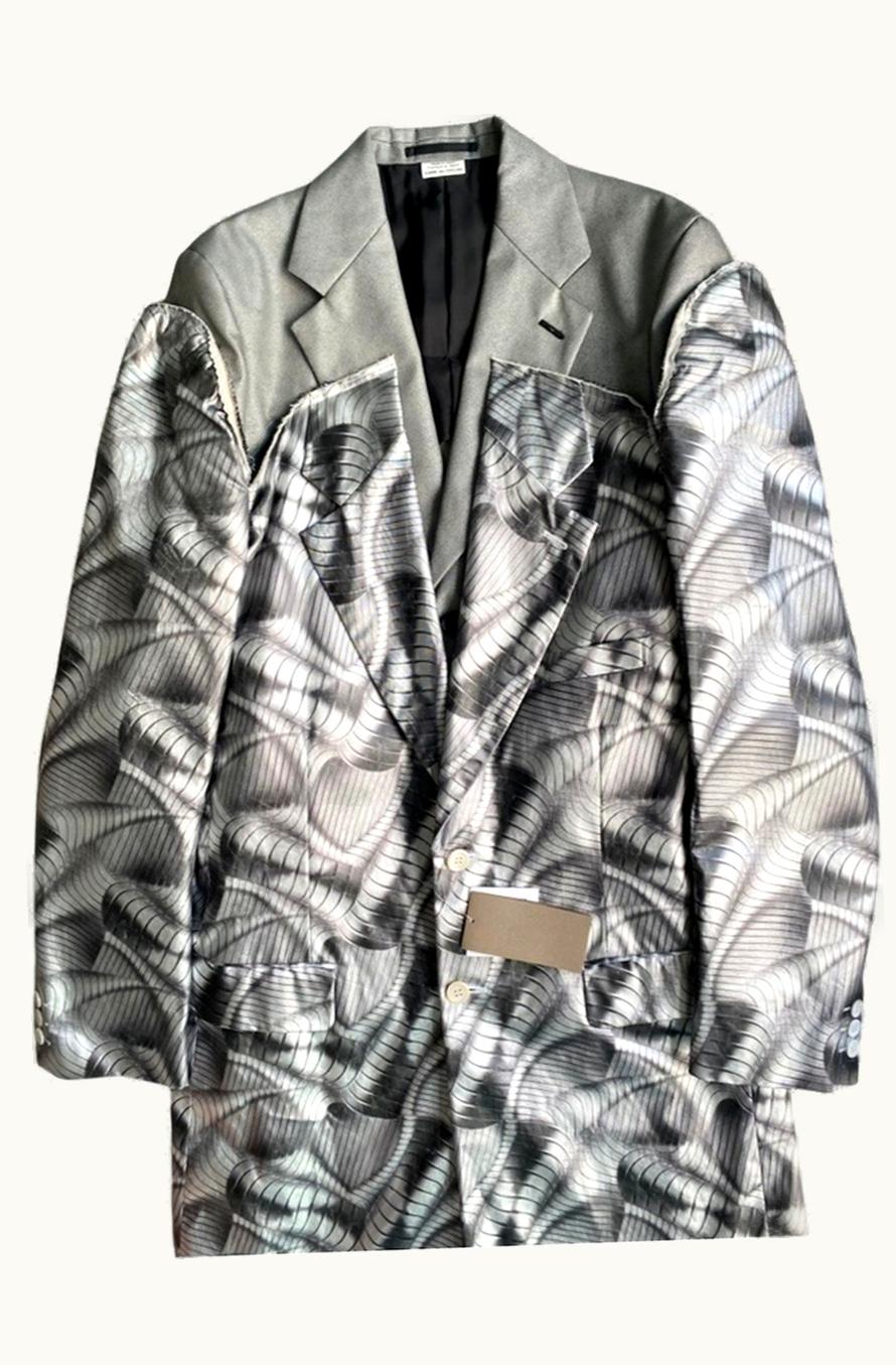 Comme Des Garçons Homme Plus Comme Des Garçons Homme Plus “metal Outlaw” Overcoat S/S 2021