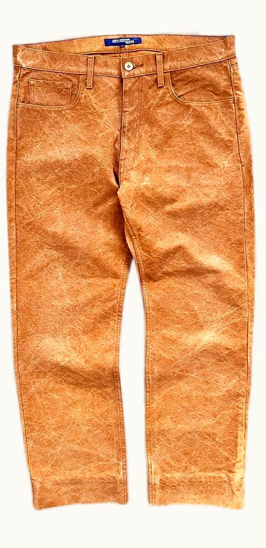 Junya Watanabe Junya Watanabe Blistered Cotton Buckle Trousers A/W 2002