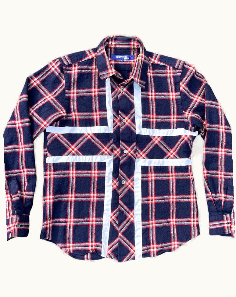 Junya Watanabe Junya Watanabe Cross Plaid Wool Flannel A/W 2002