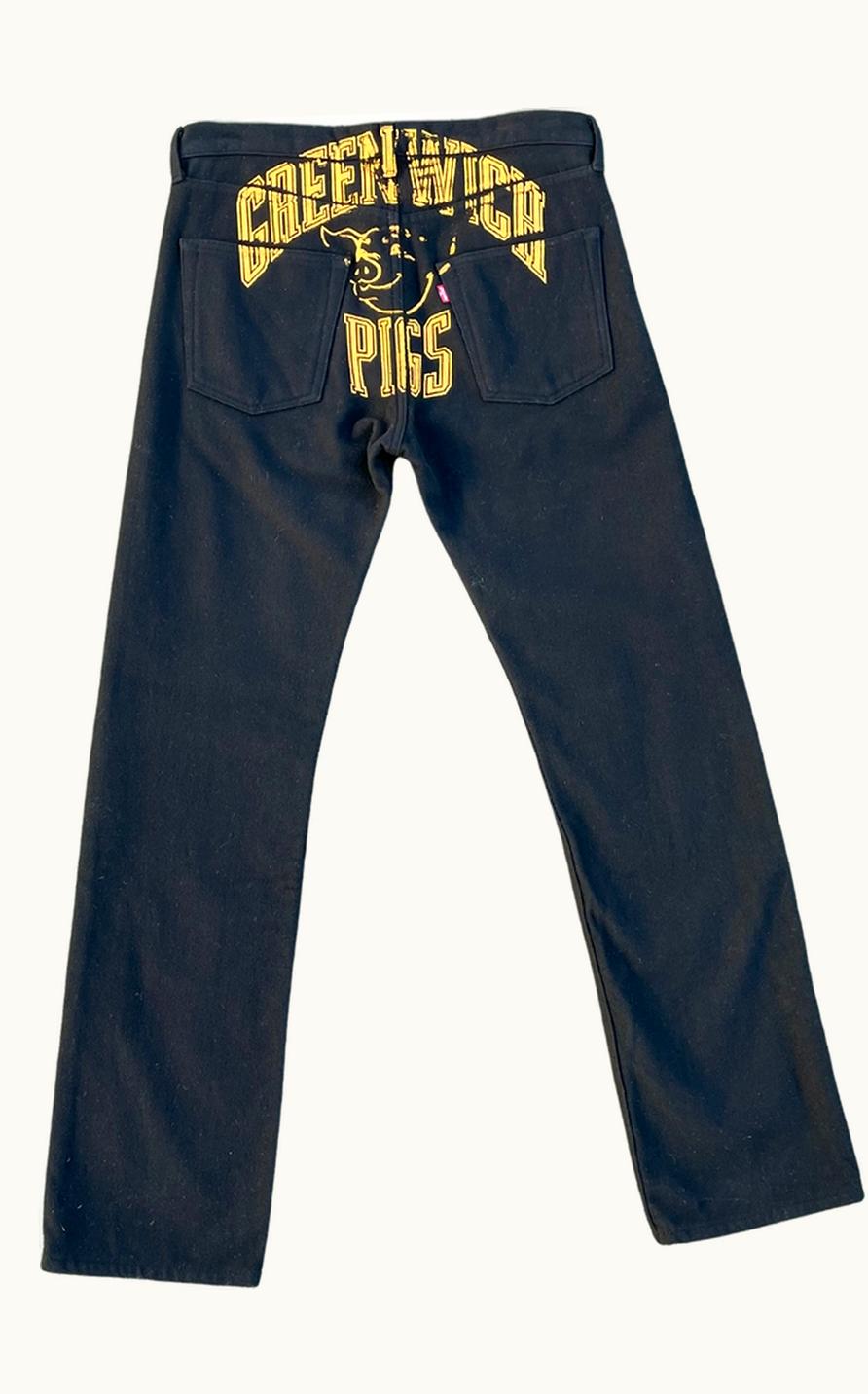 Junya Watanabe Junya Watanabe “greenwich Pigs” Wool Trousers A/W 2002 UZ1089171