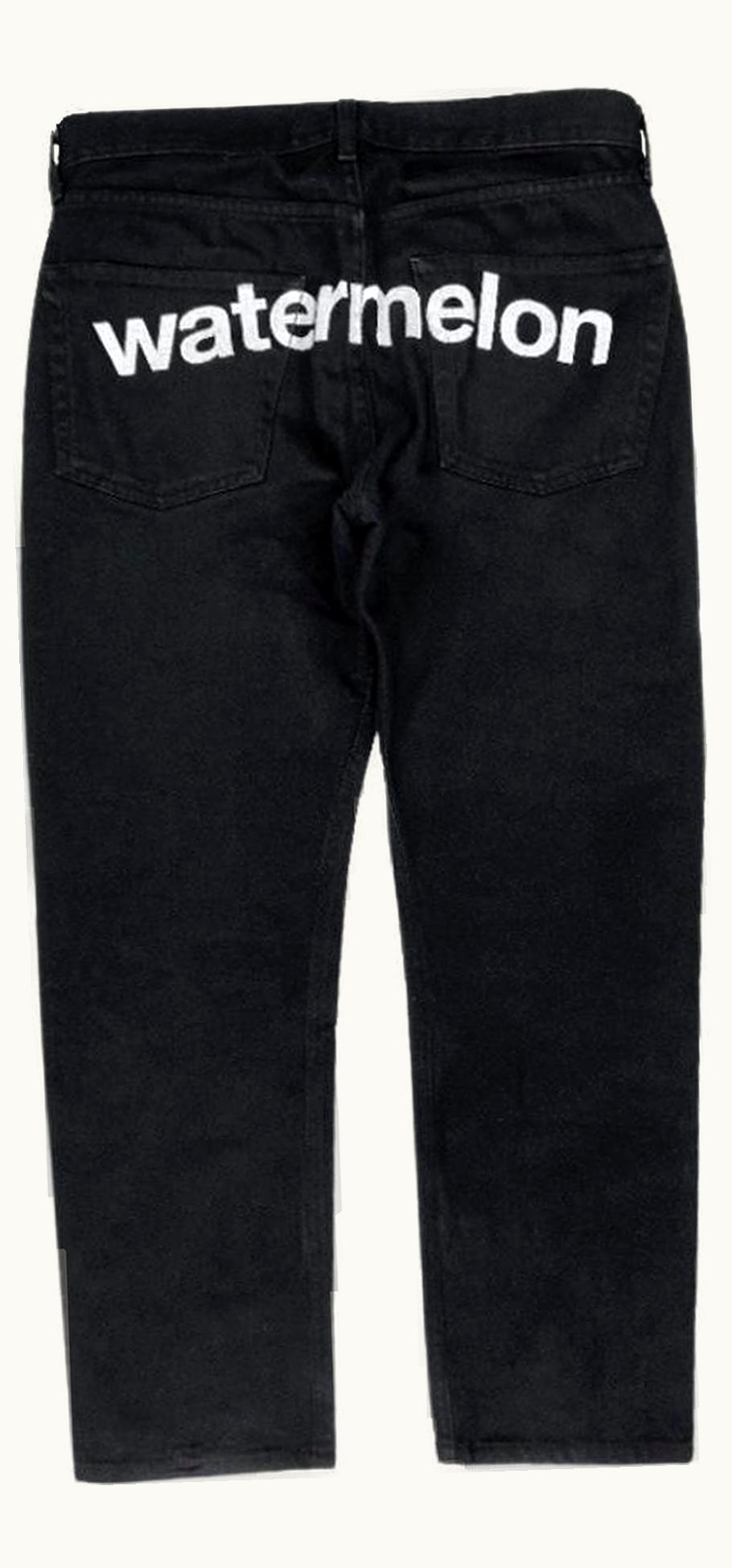 Junya Watanabe Junya Watanabe Poem 'watermelon' Back Graphic Denim S/S 2002