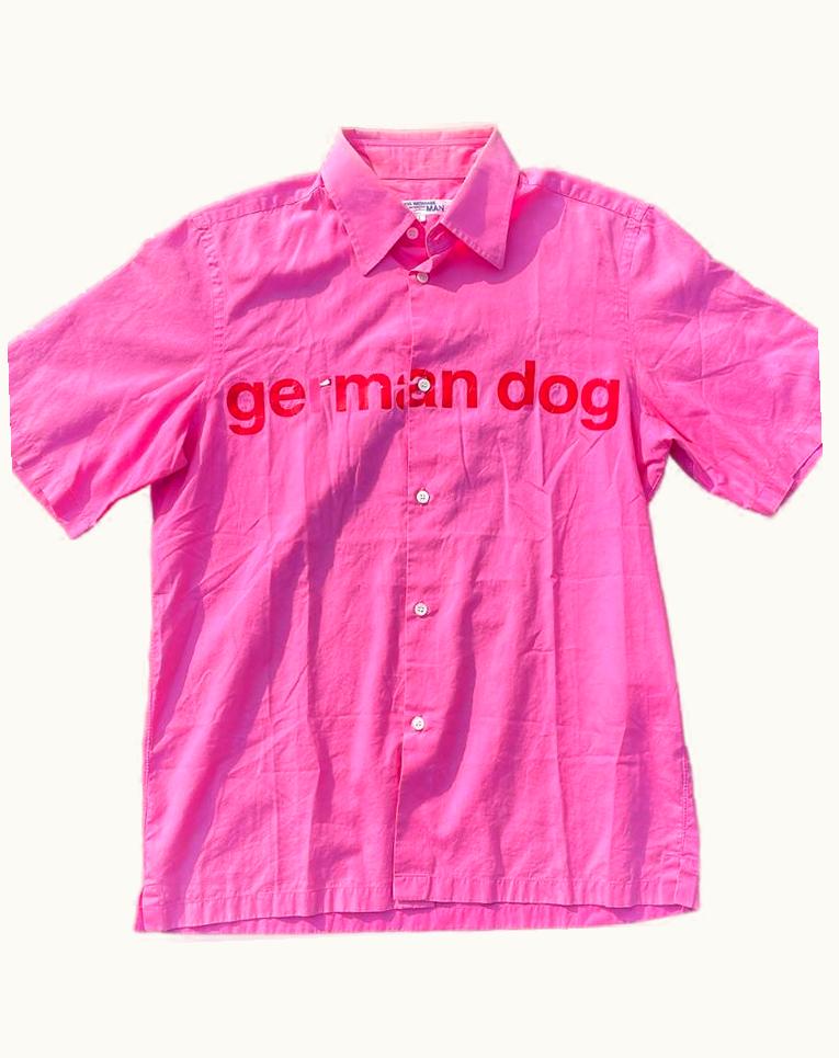 Junya Watanabe Junya Watanabe “german Dog” Button Up Shirt S/S 2002
