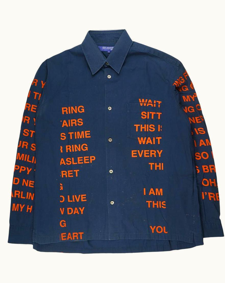 Junya Watanabe Junya Watanabe Poem Shirt S/S 2002