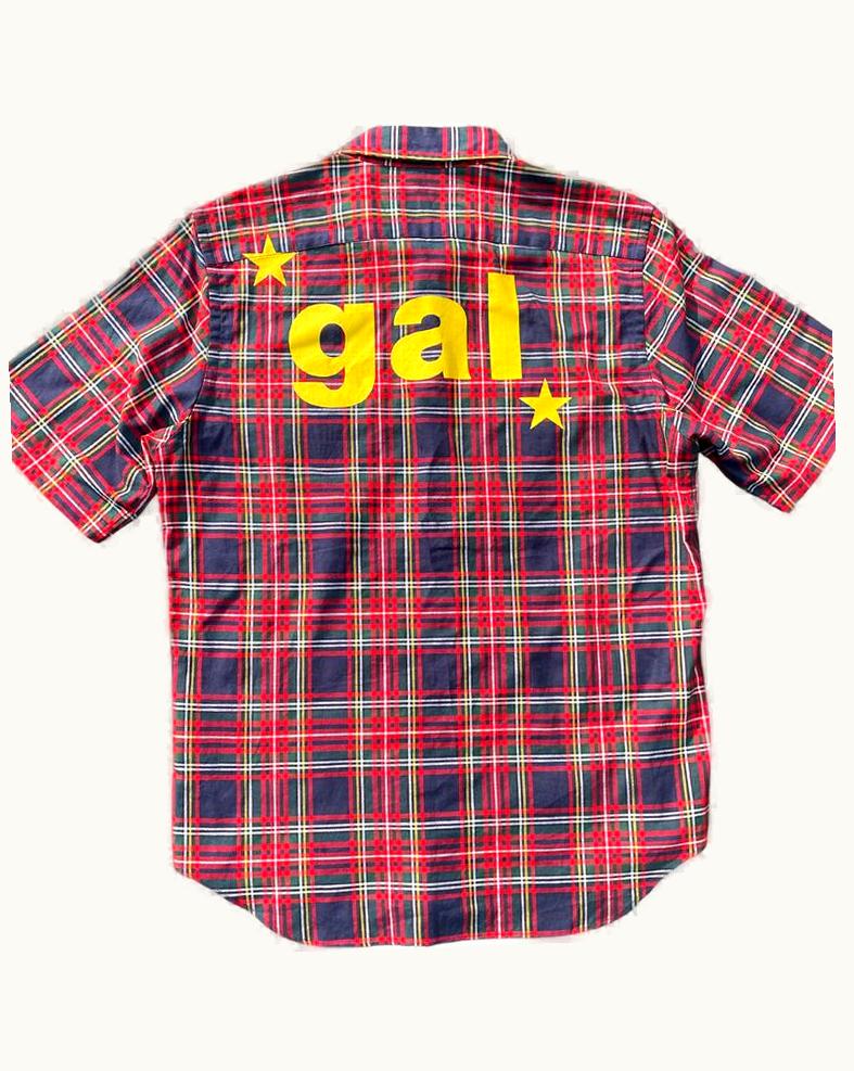 Junya Watanabe Junya Watanabe “gal” Plaid Button Up Shirt S/S 2002