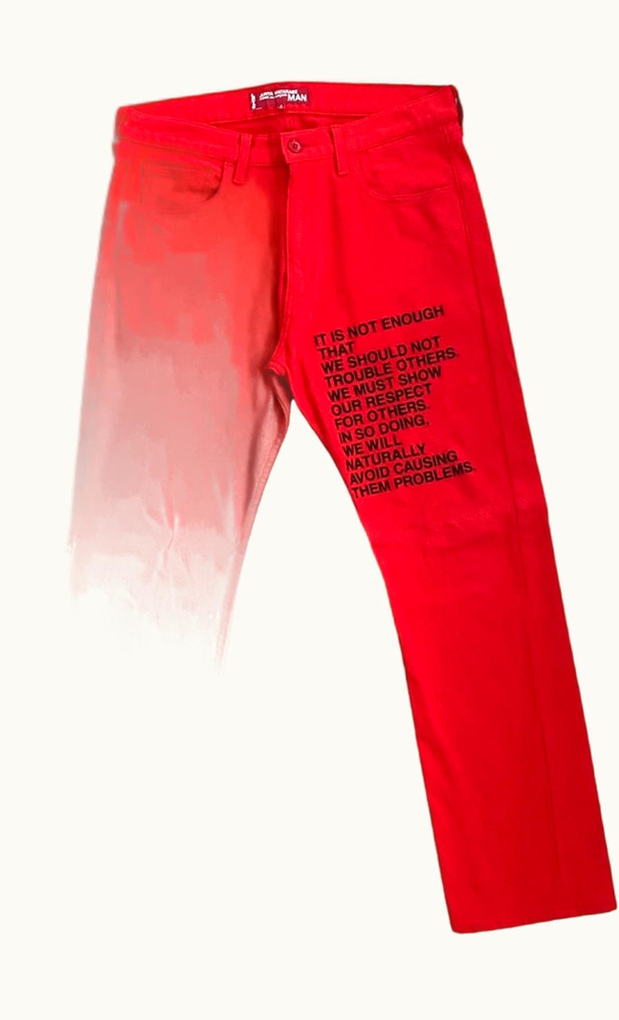 Junya Watanabe Junya Watanabe Poem Denim S/S 2002 UZ1089245