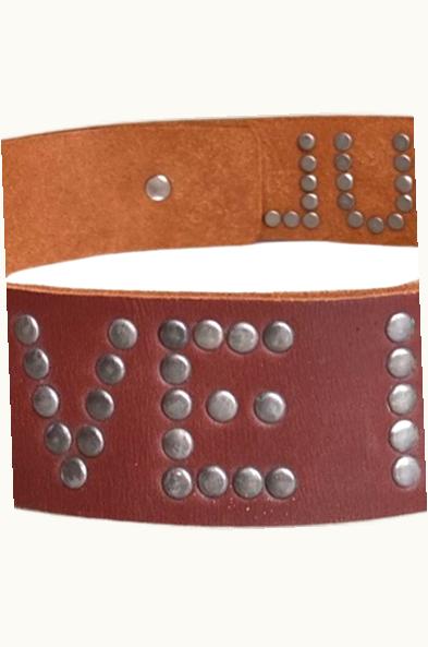 Junya Watanabe Junya Watanabe Love Is Powerful Leather Stud Belt S/S 2002