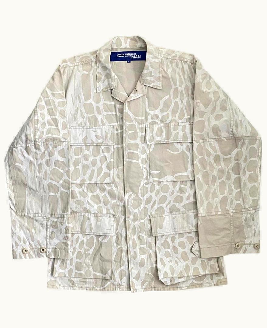 Junya Watanabe Junya Watanabe Barbed Wire Cream Button Up Jacket A/W 2003