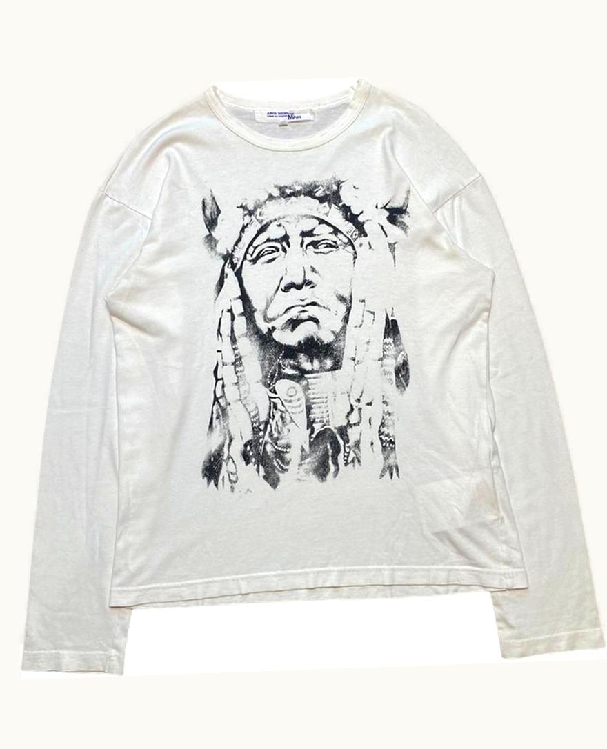 Junya Watanabe Junya Watanabe Long Sleeved Graphic T-Shirt A/W 2003