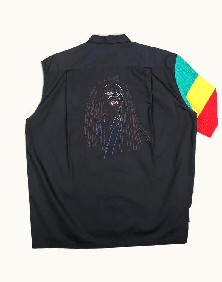 Junya Watanabe Junya Watanabe Bob Marley Button Up Shirt S/S 2003 UZ1089306