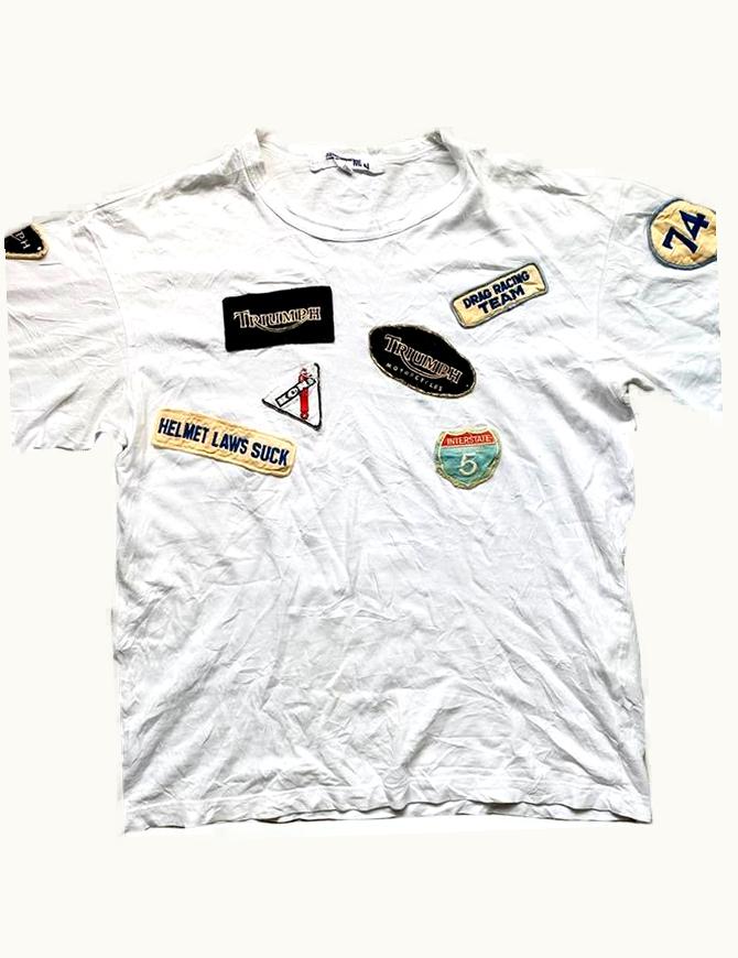 Junya Watanabe Junya Watanabe Triumph Motors Patch T-Shirt S/S 2003