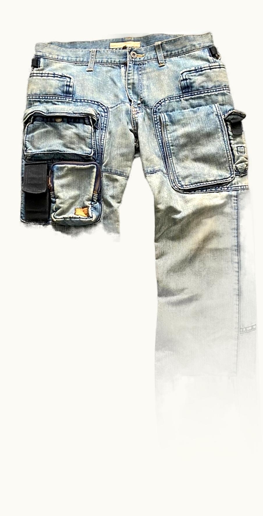 Junya Watanabe Junya Watanabe Porter Technical Denim Cargo Pants A/W 2004