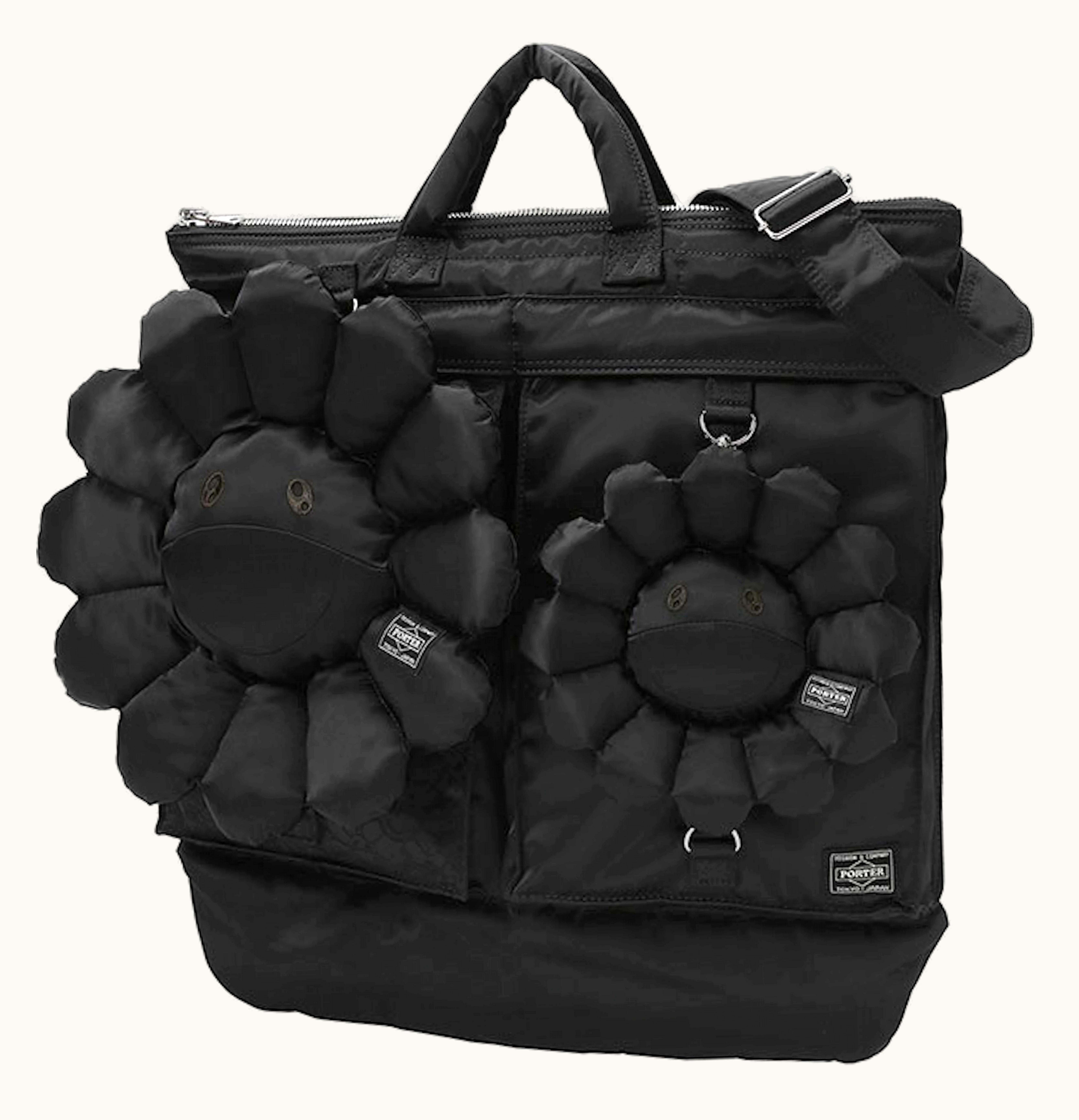 Takashi Murakami Takashi Murakami x Porter 2way Helmet Bag Black