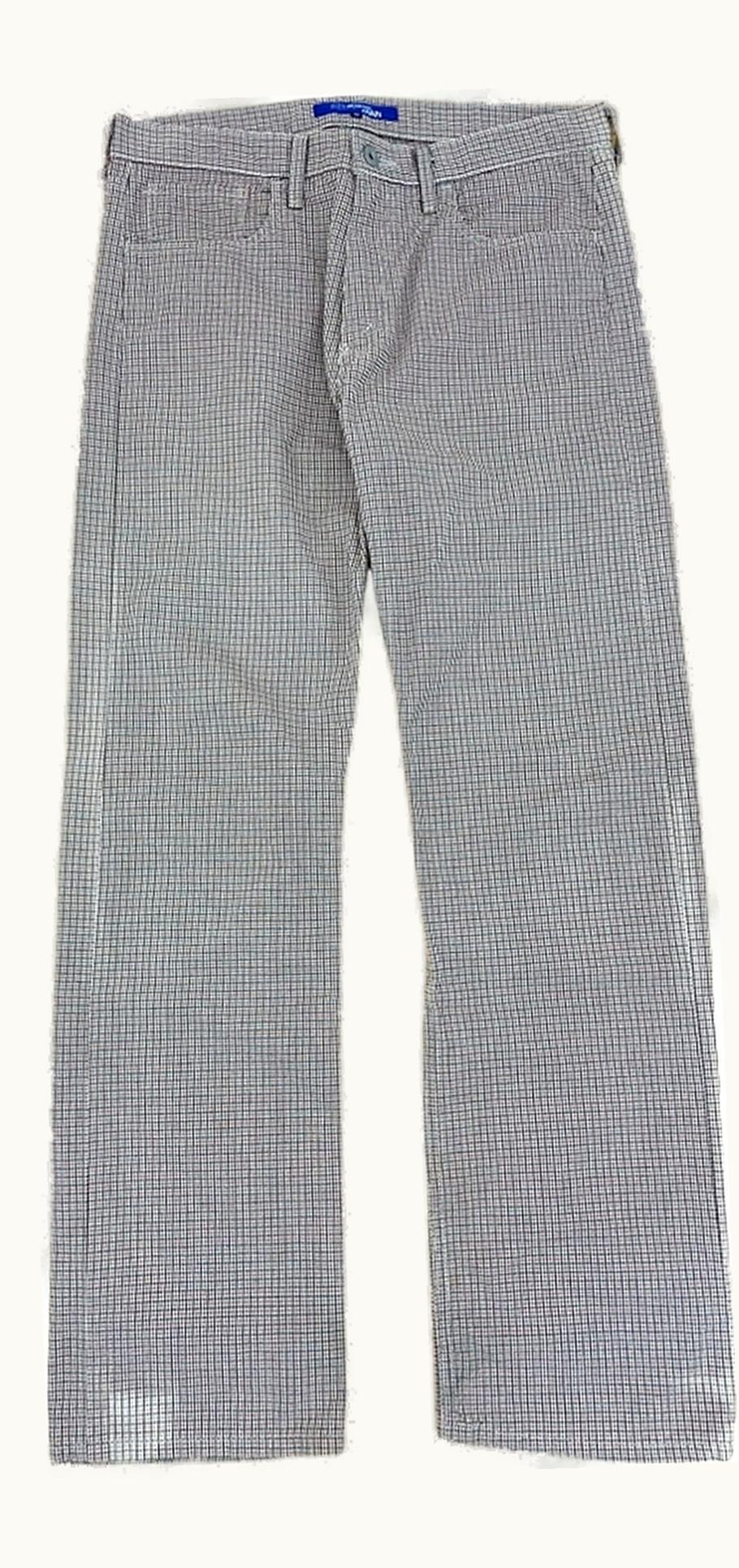 Junya Watanabe Junya Watanabe Tiny Check Straight Leg Trousers S/S 2004