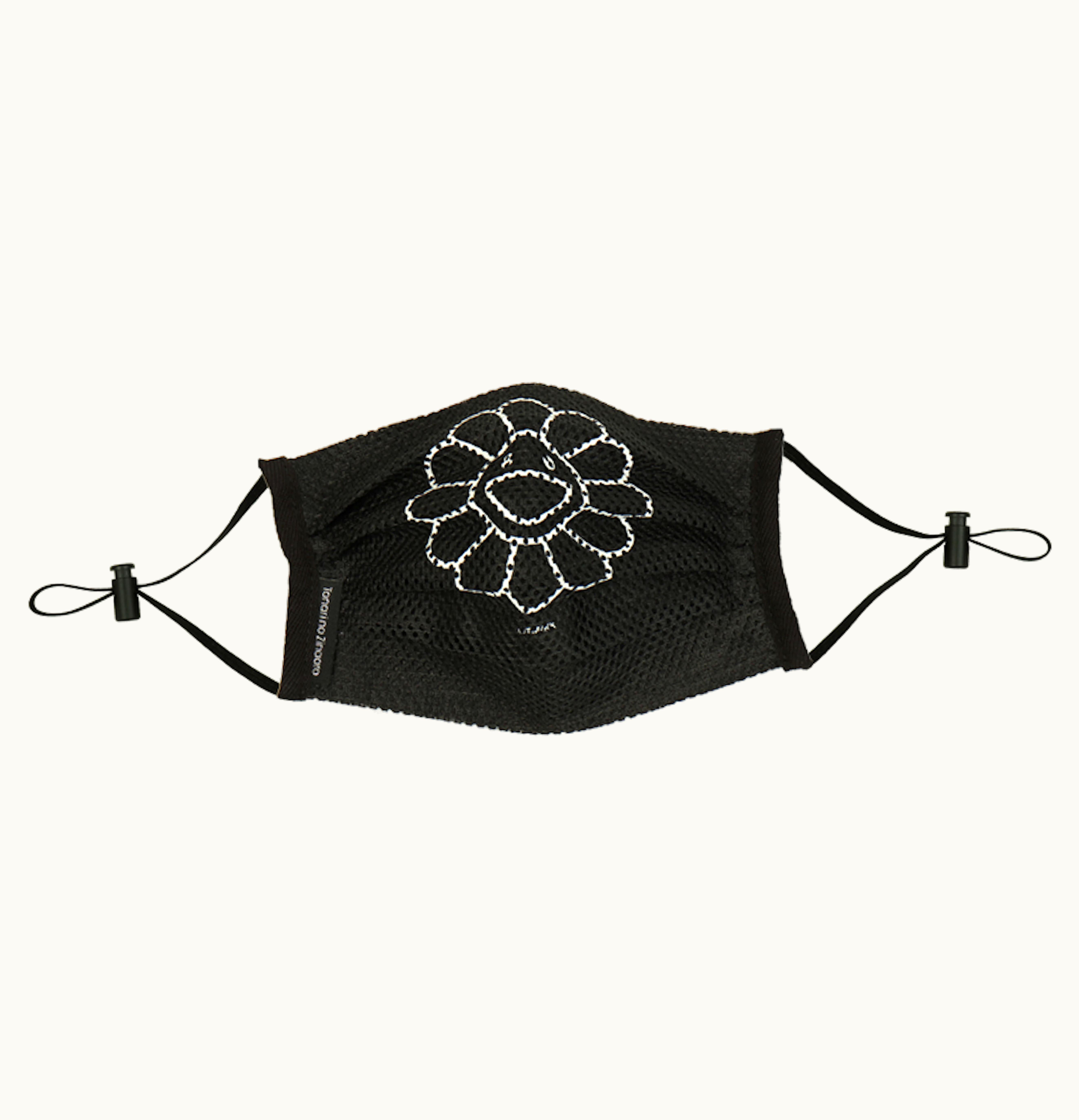 Takashi Murakami Takashi Murakami Mesh Flower Mask Black White