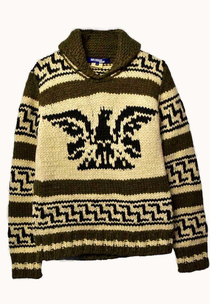Junya Watanabe Junya Watanabe Thunderbird Hand-Knit Sweater A/W 2006