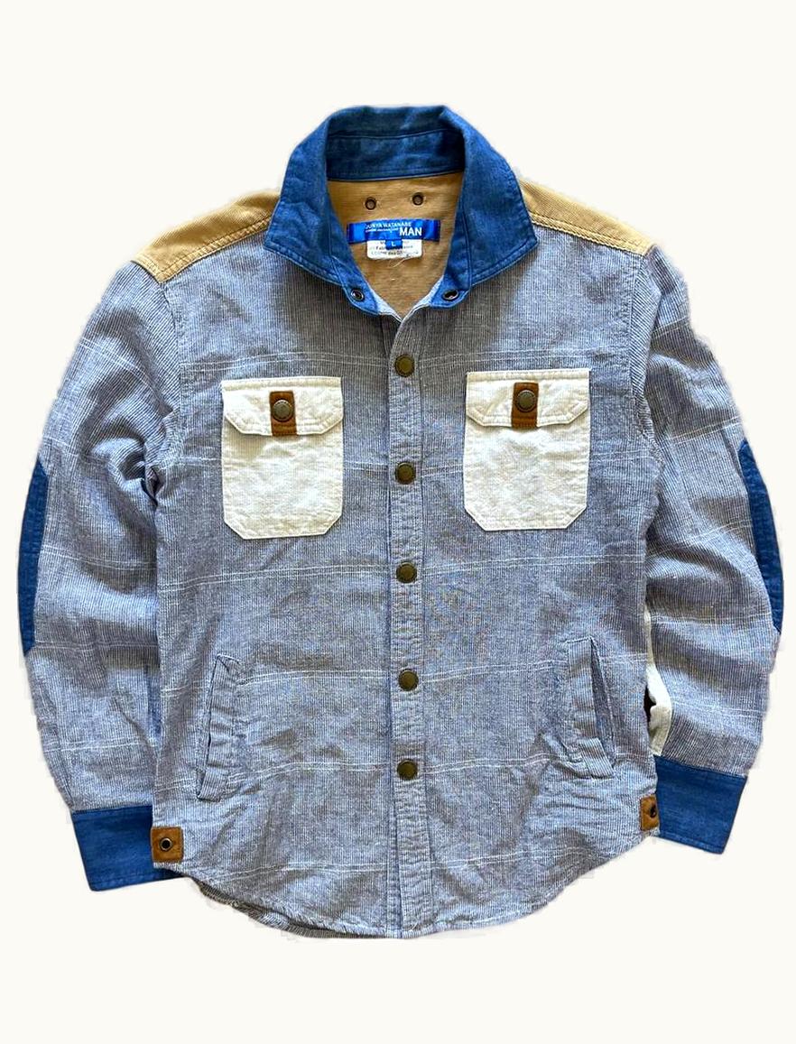 Junya Watanabe Junya Watanabe Patchwork Button Down Shirt S/S 2006