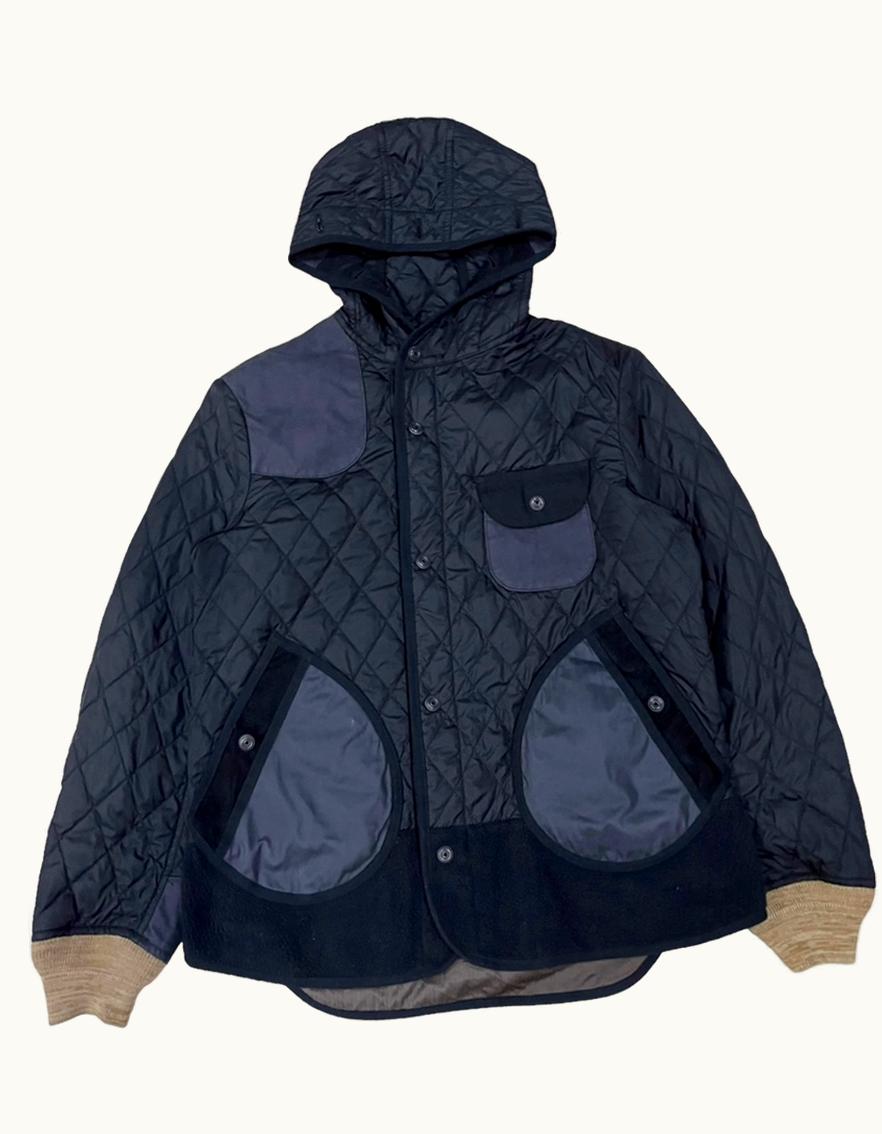 Junya Watanabe Junya Watanabe Reversible Quilted Hunter Hooded Jacket A/W 2014