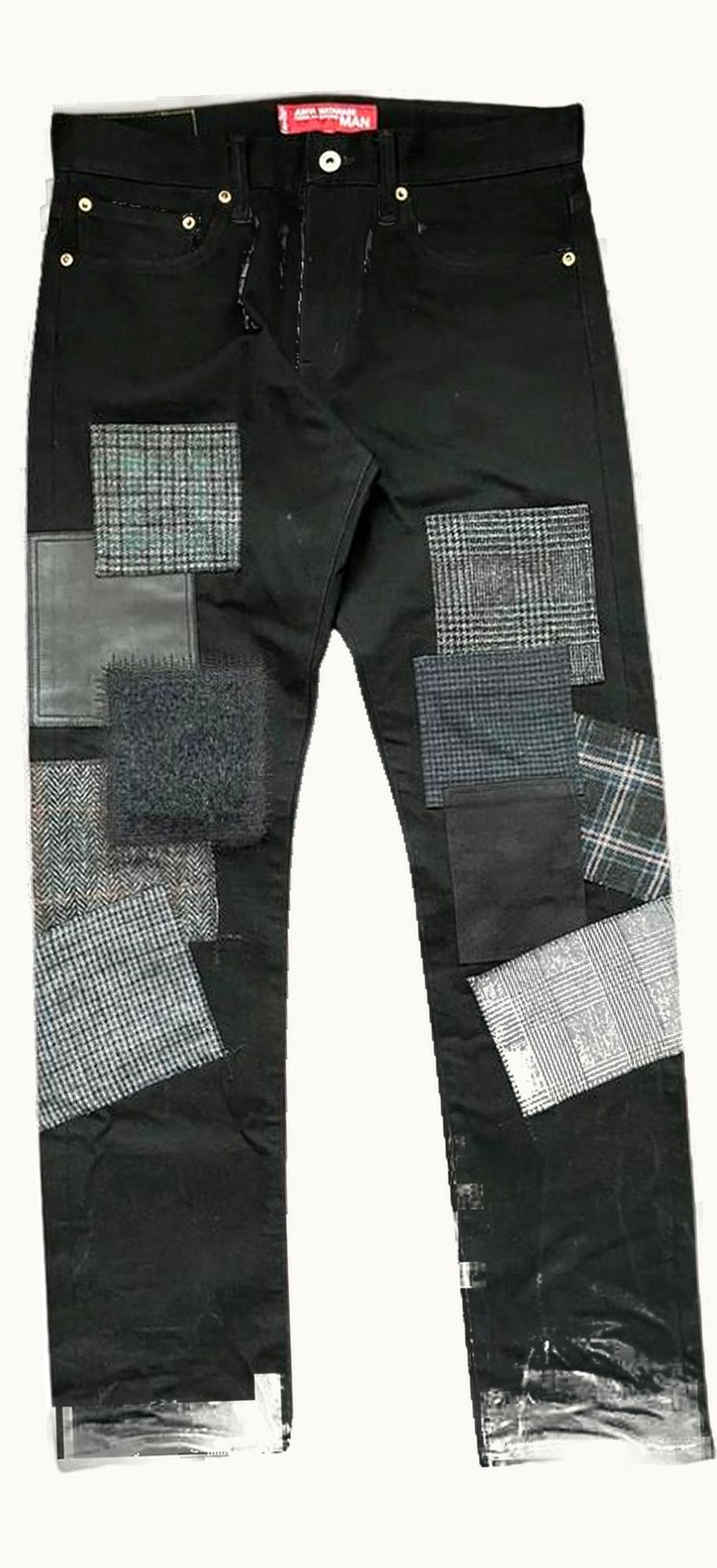 Junya Watanabe Patchwork Denim Jeans Black A/W 2018