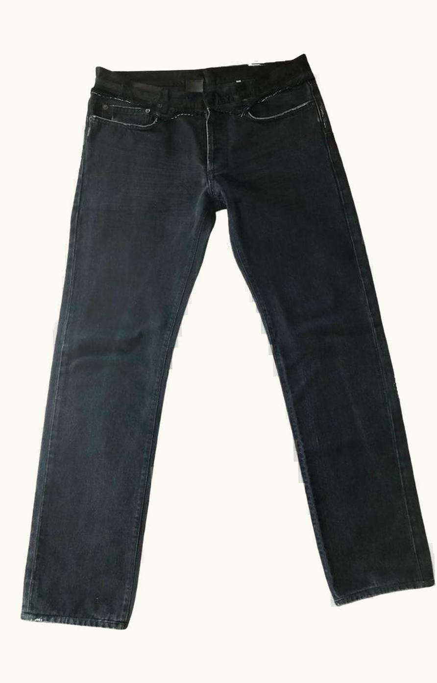 Dior Homme Dior Homme Satin Cummerbund Denim Black A/W 2006