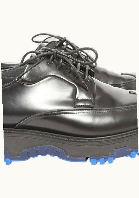 Dior Homme Dior Homme Blue Contrast Sole Leather Brogue A/W 2015