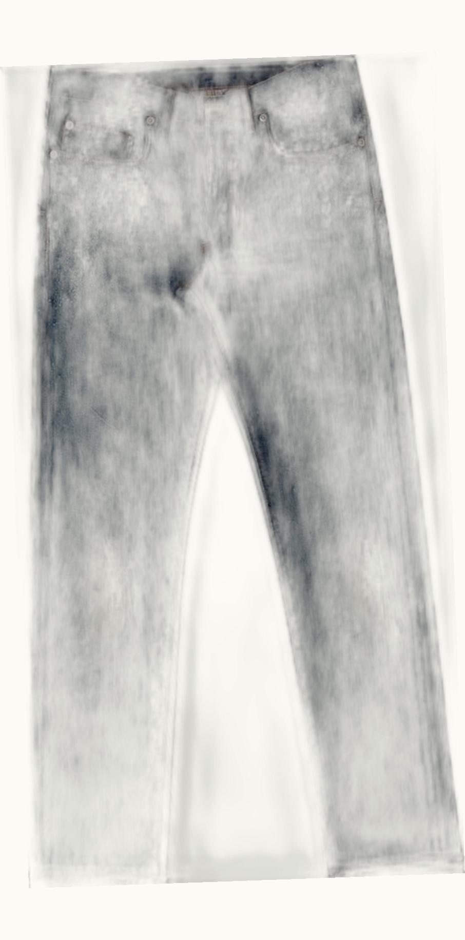 Dior Homme Dior Homme Spray Paint Blue Denim Jeans A/W 2016