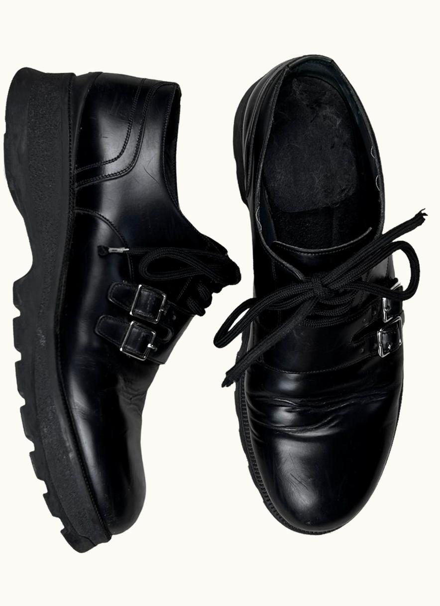 Dior Homme Punk Buckle Derby Shoes A/W 2016